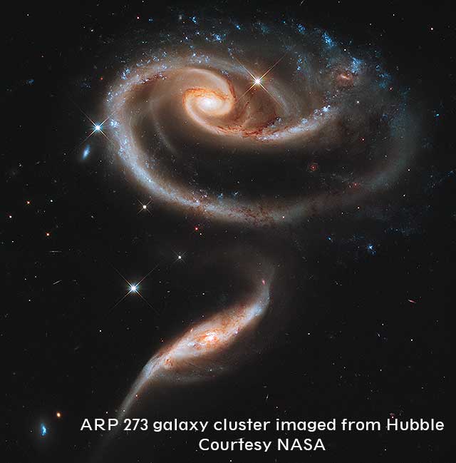 ARP 273 Rose Galaxy
